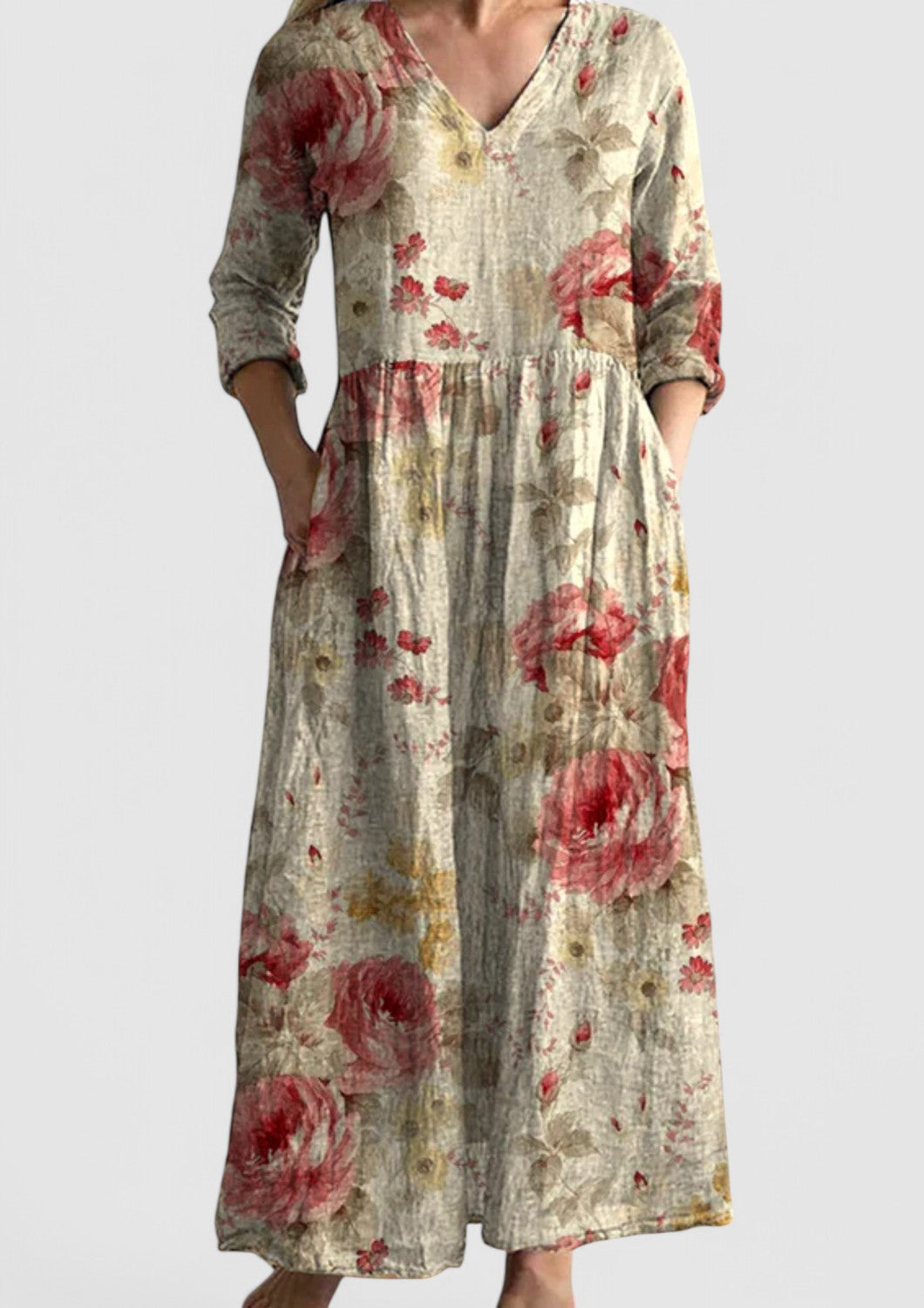 CM | Maxi vestido orquídea