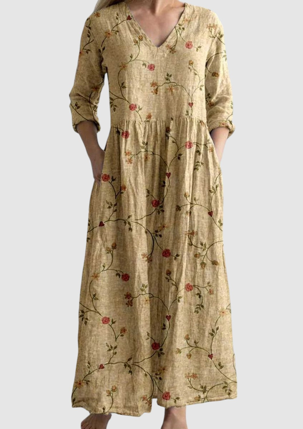 CM | Maxi vestido orquídea