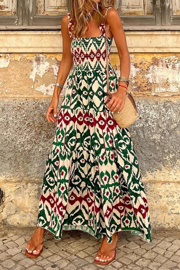 CM | Sling Swing Piso Limpie Vestido Playa Vestido Largo