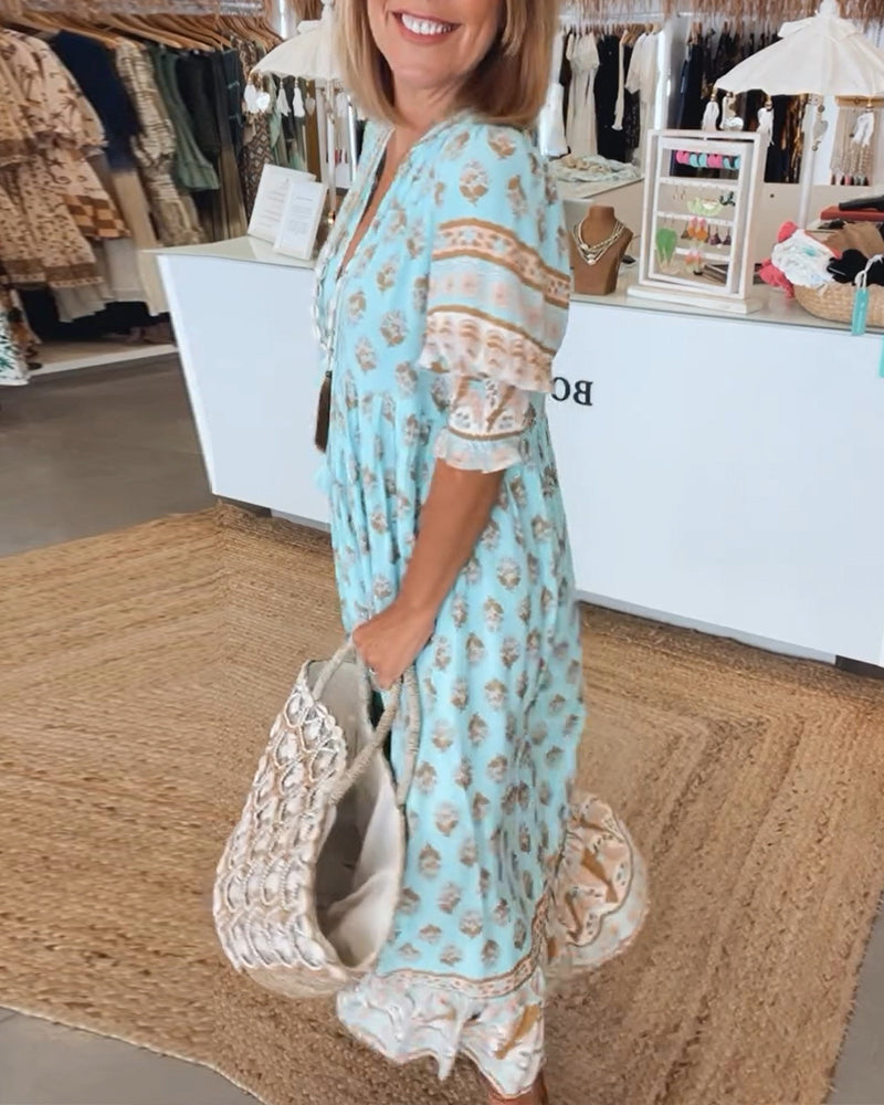 CM | Vestido maxi boho-chic