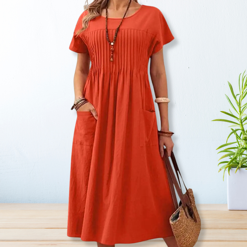 CM | Vestido midi Elegancia sin esfuerzo