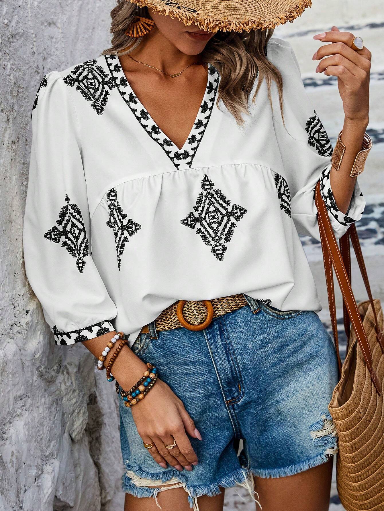 CM | Blusa bordada Esme
