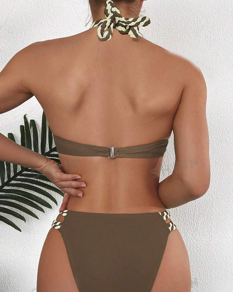 CM | Bikini bicolor moderno y elegante