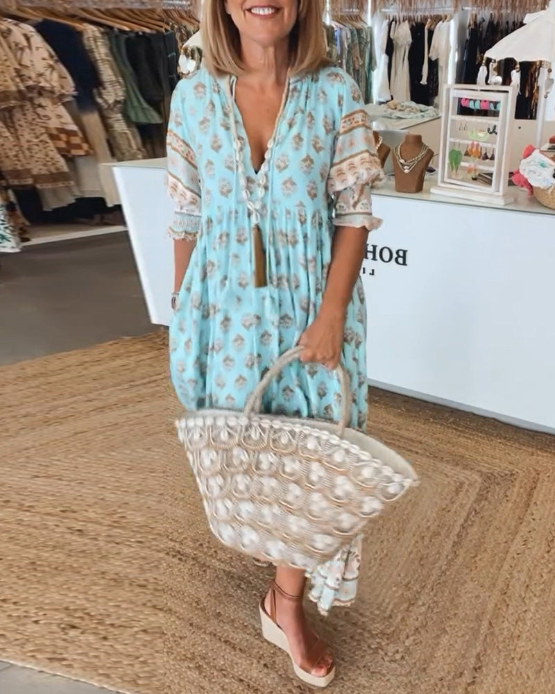CM | Vestido maxi boho-chic