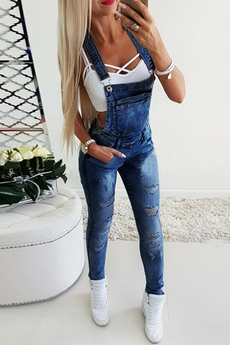 CM | Casual Solid Patchwork Skinny Jumpsuits(3 colors)