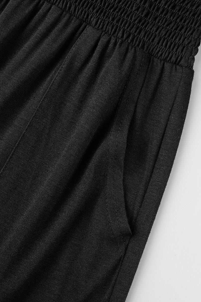 CM | Casual Solid Patchwork Square Collar Loose Jumpsuits (6 Colores)