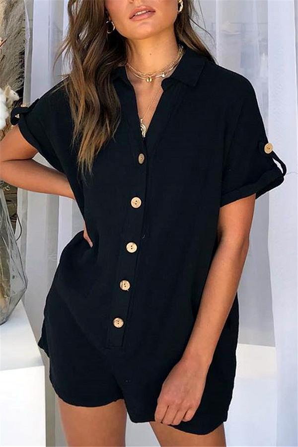 CM | Camisa monocolor con mangas recortadas Streetwear