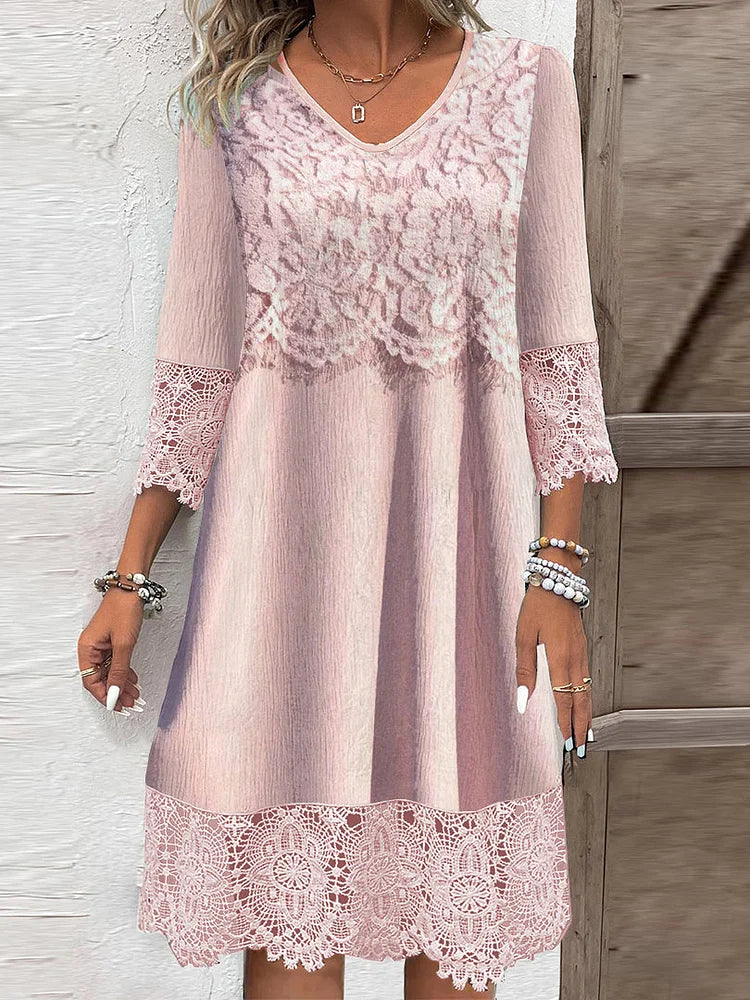 CM | Vestido midi de encaje atemporal