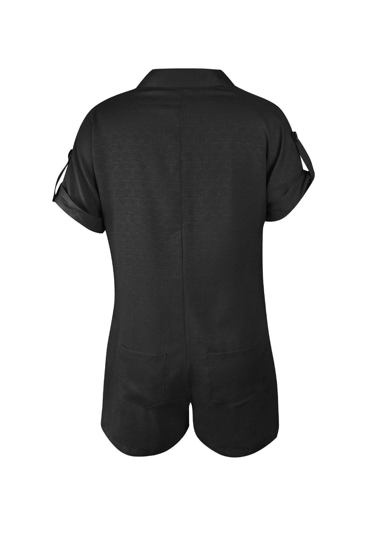 CM | Camisa monocolor con mangas recortadas Streetwear