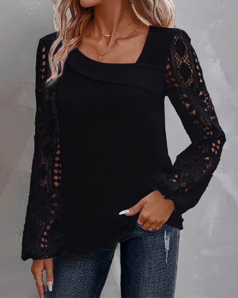 CM | Blusa casual con encaje