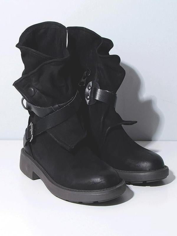 CM | Botines vintage con hebillas