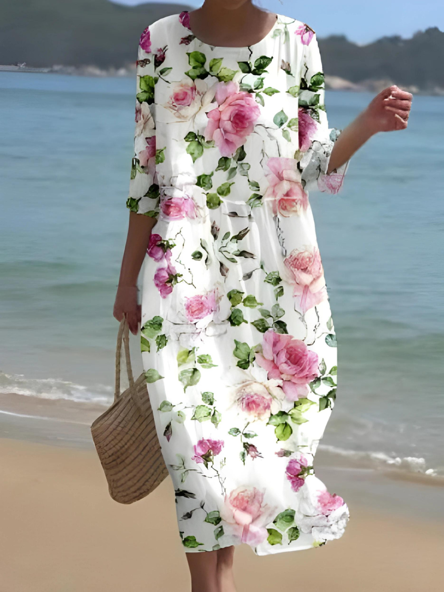 CM | Maxi vestido con estampado floral