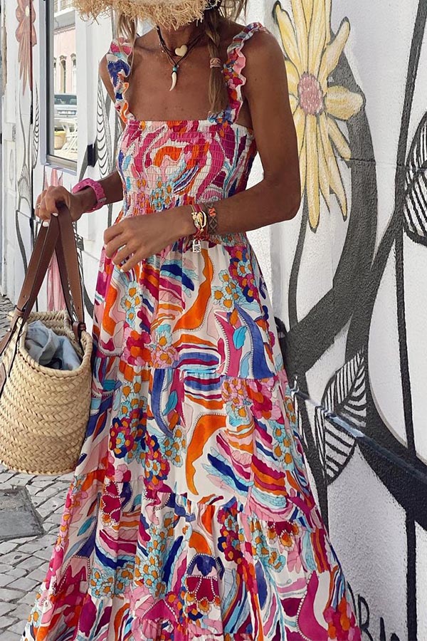 CM | Sling Swing Piso Limpie Vestido Playa Vestido Largo