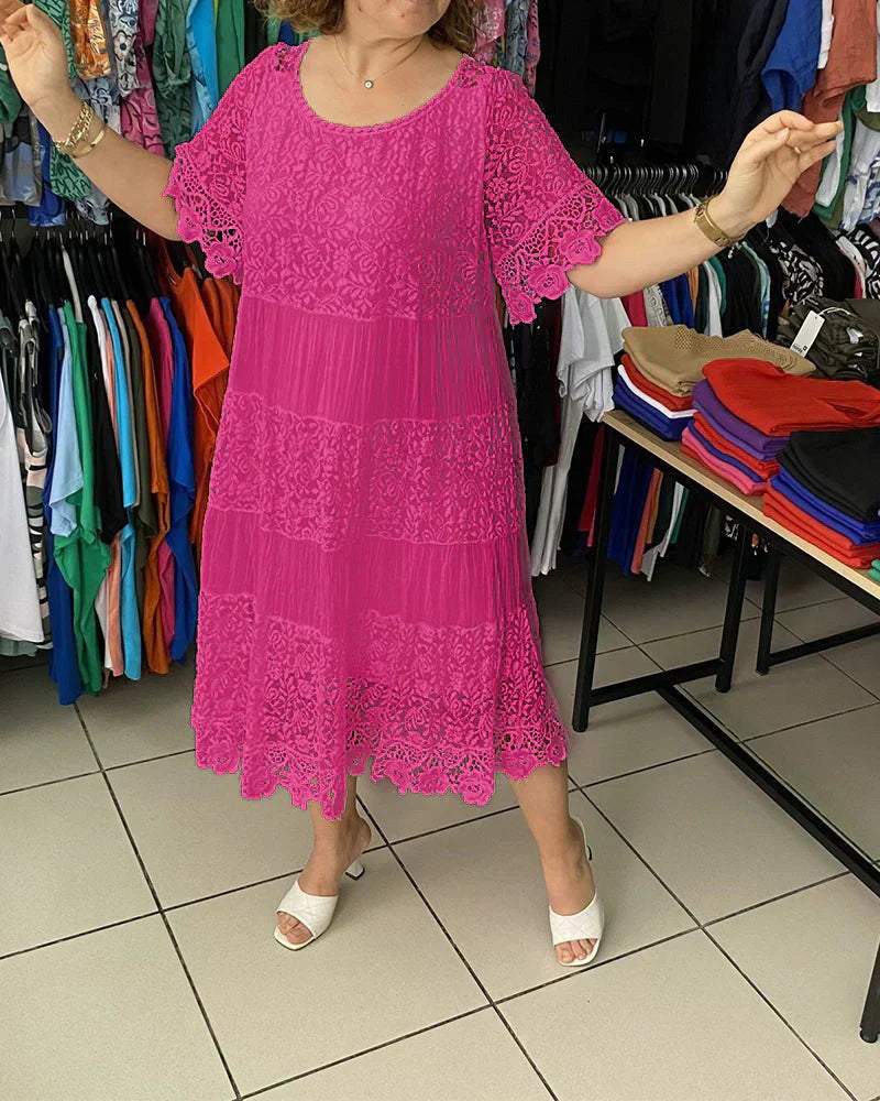 CM | Vestido midi de encaje atemporal