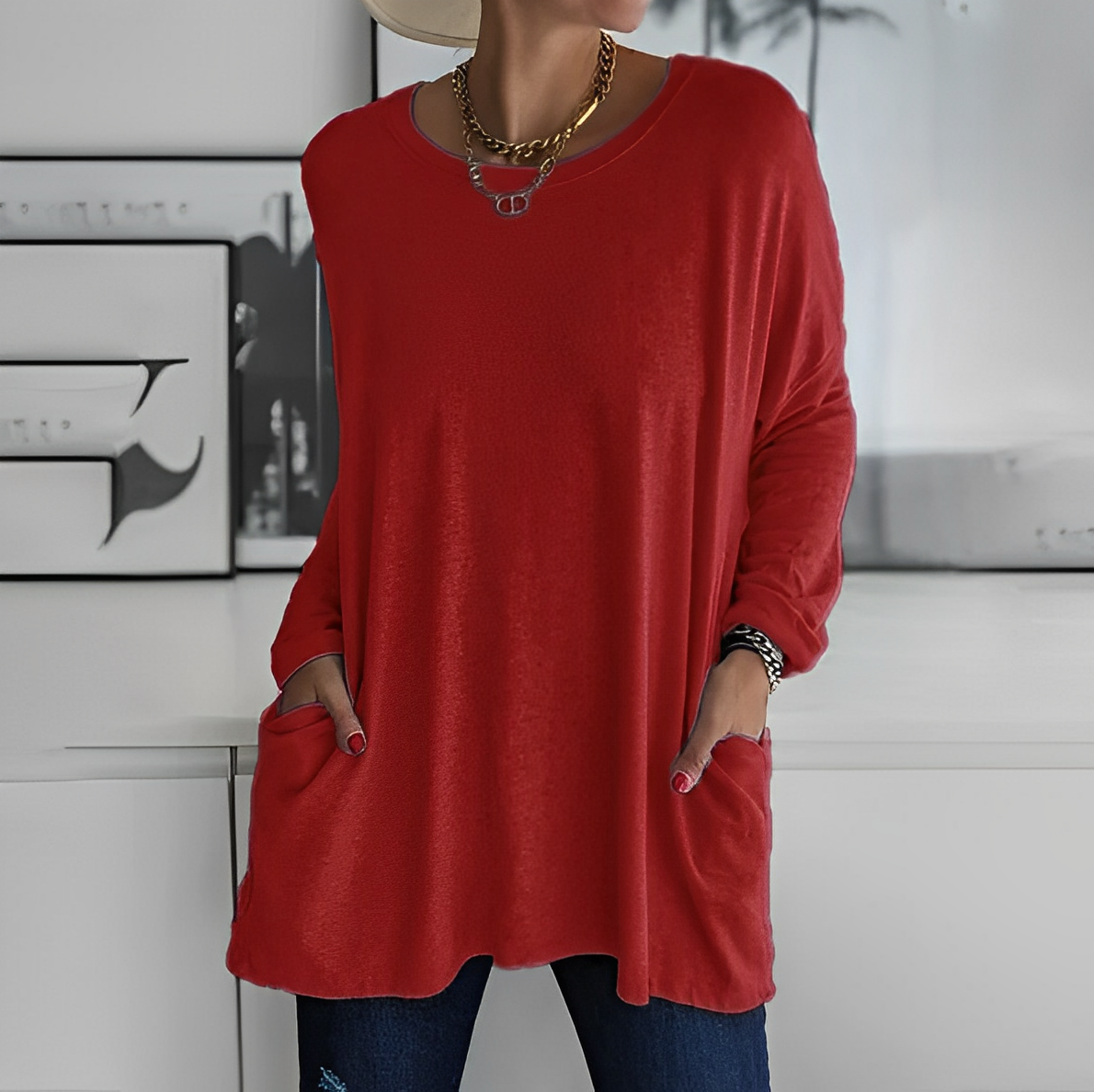 CM | Airy blusa de verano hecha de artesanía de alta calidad