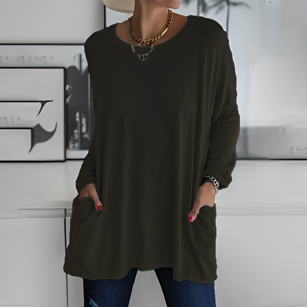 CM | Airy blusa de verano hecha de artesanía de alta calidad
