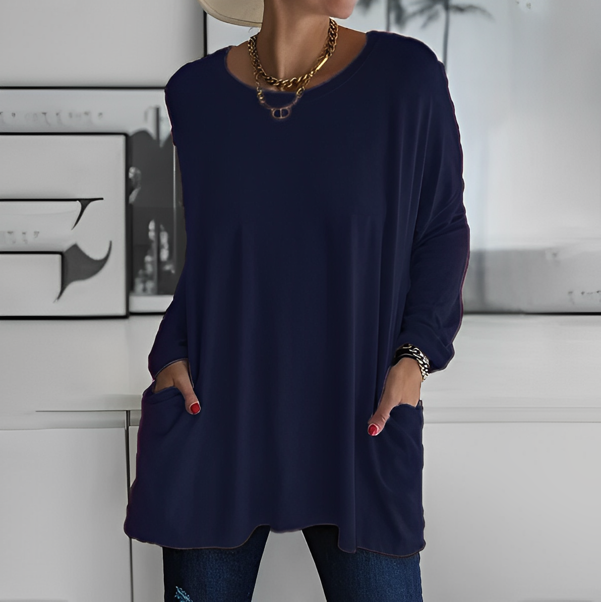 CM | Airy blusa de verano hecha de artesanía de alta calidad