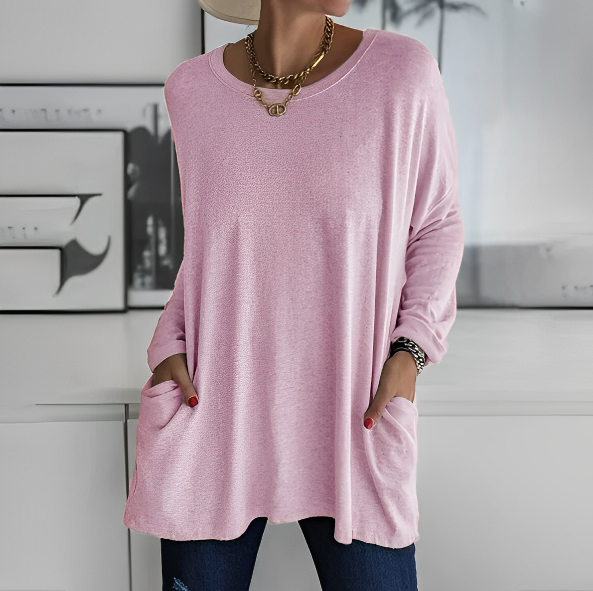 CM | Airy blusa de verano hecha de artesanía de alta calidad