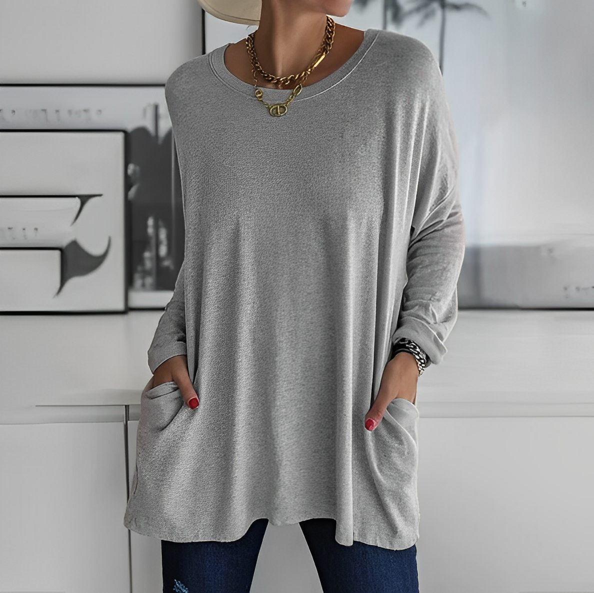 CM | Airy blusa de verano hecha de artesanía de alta calidad