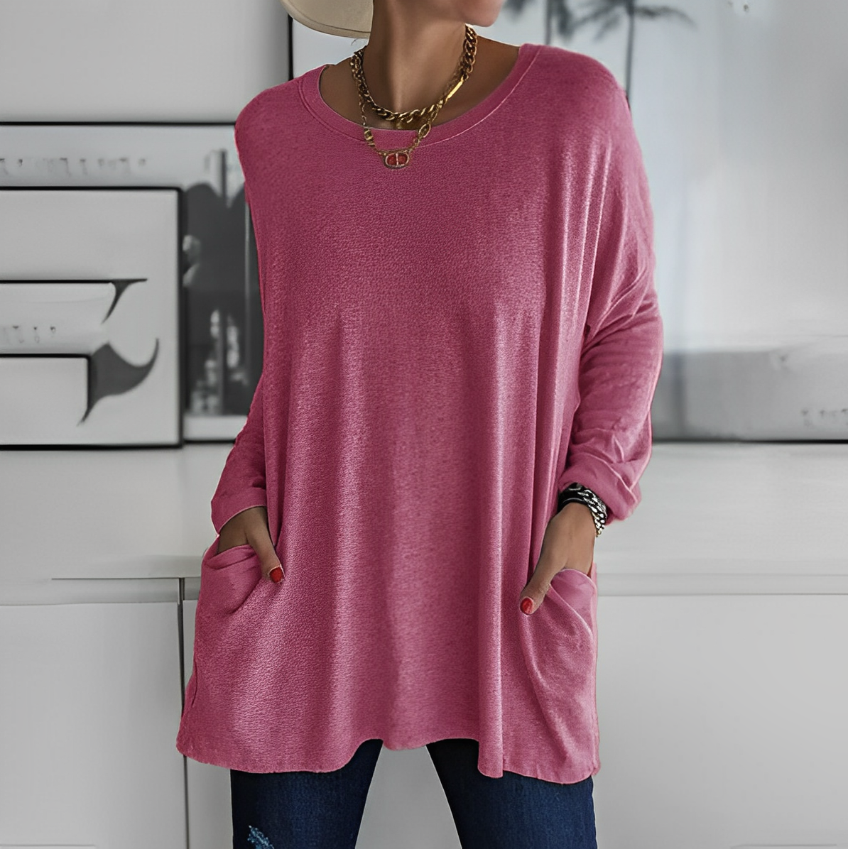 CM | Airy blusa de verano hecha de artesanía de alta calidad