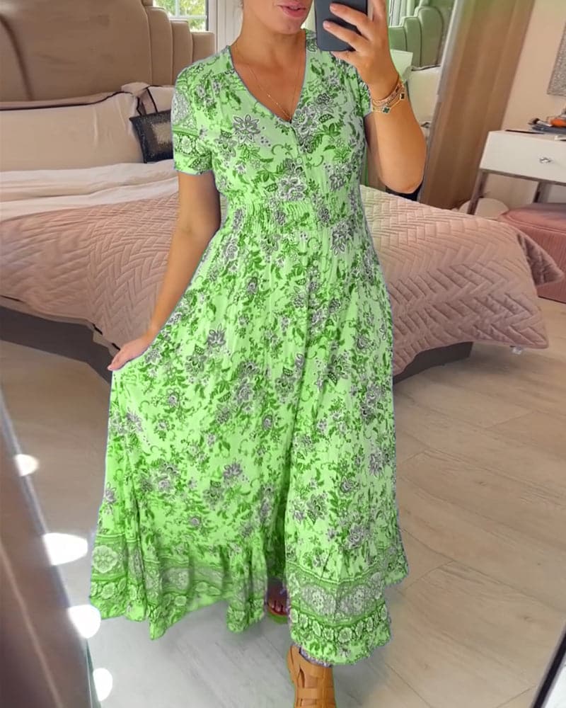 CM | Maxi vestido bohemio floral