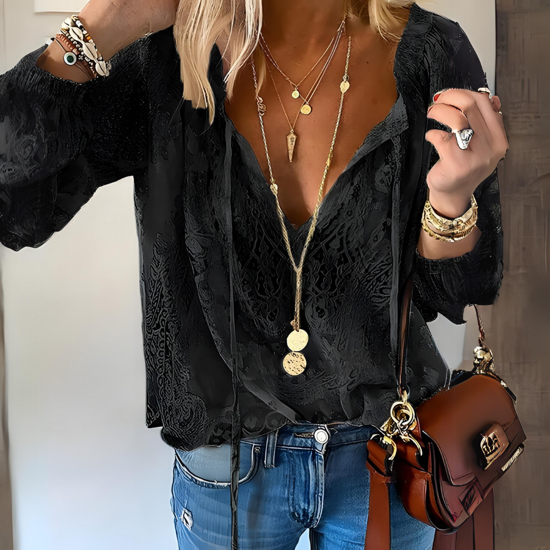 CM | Blusa boho de ganchillo para mujer
