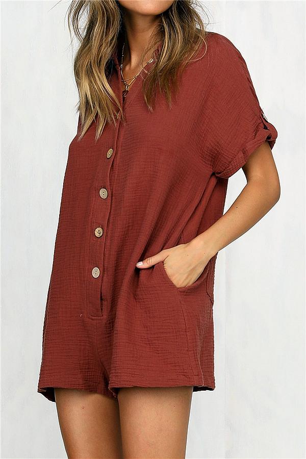 CM | Camisa monocolor con mangas recortadas Streetwear