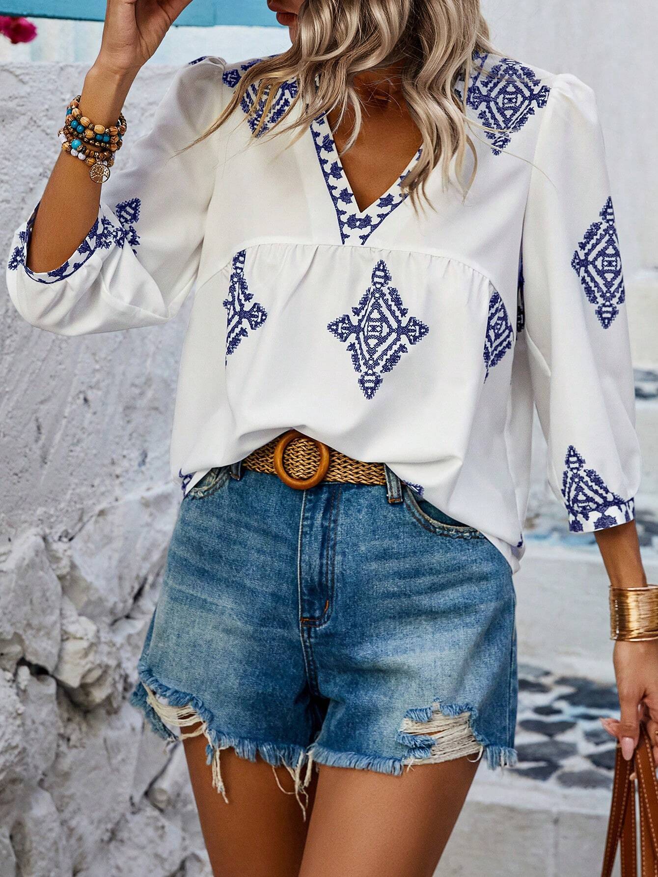 CM | Blusa bordada Esme