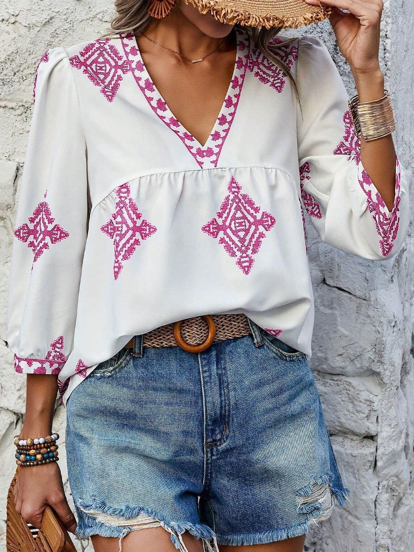 CM | Blusa bordada Esme