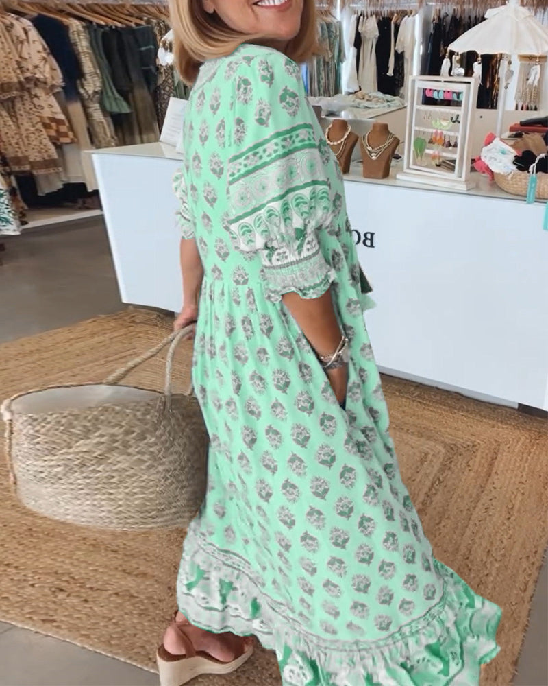 CM | Vestido maxi boho-chic