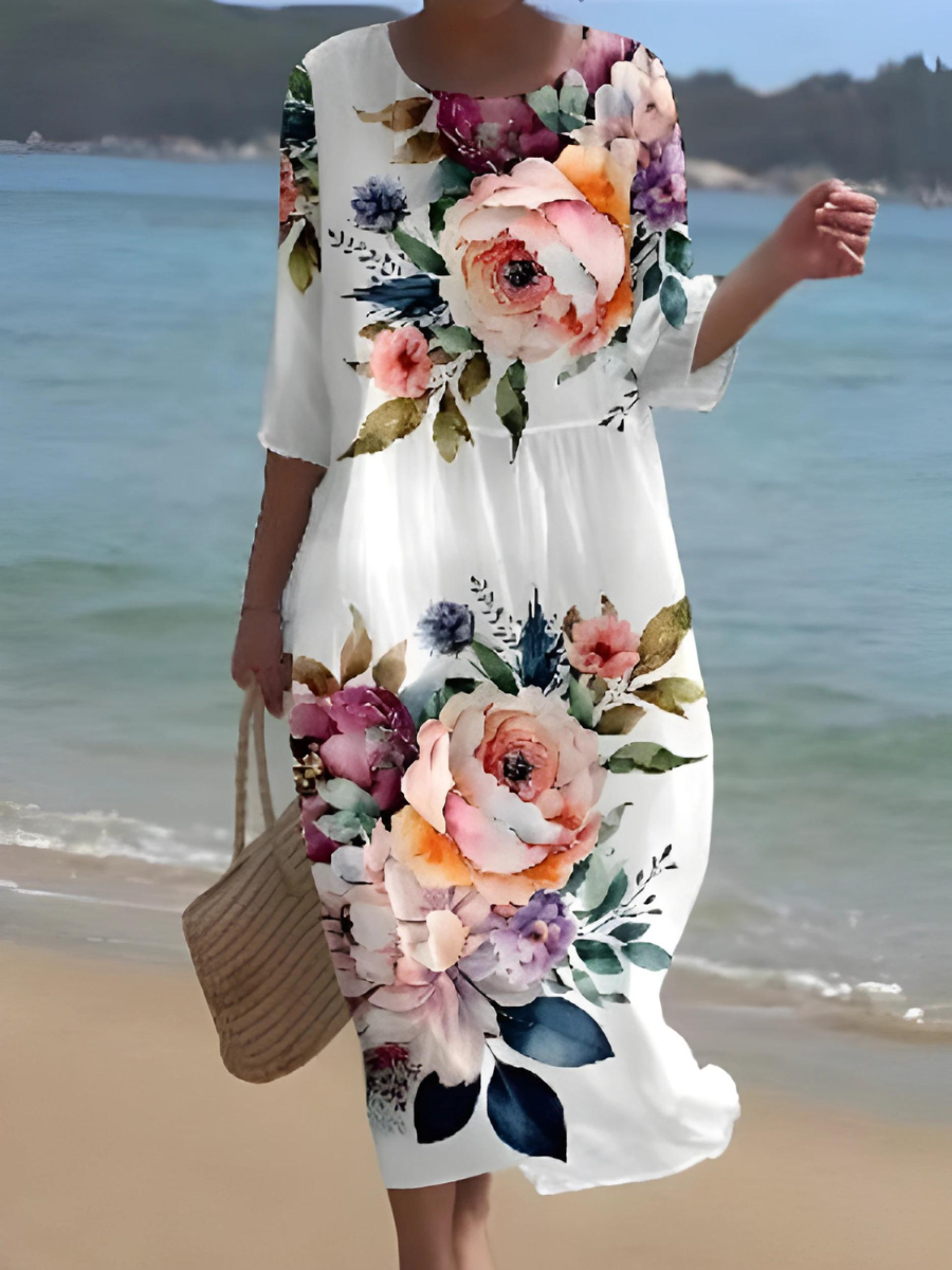 CM | Maxi vestido con estampado floral