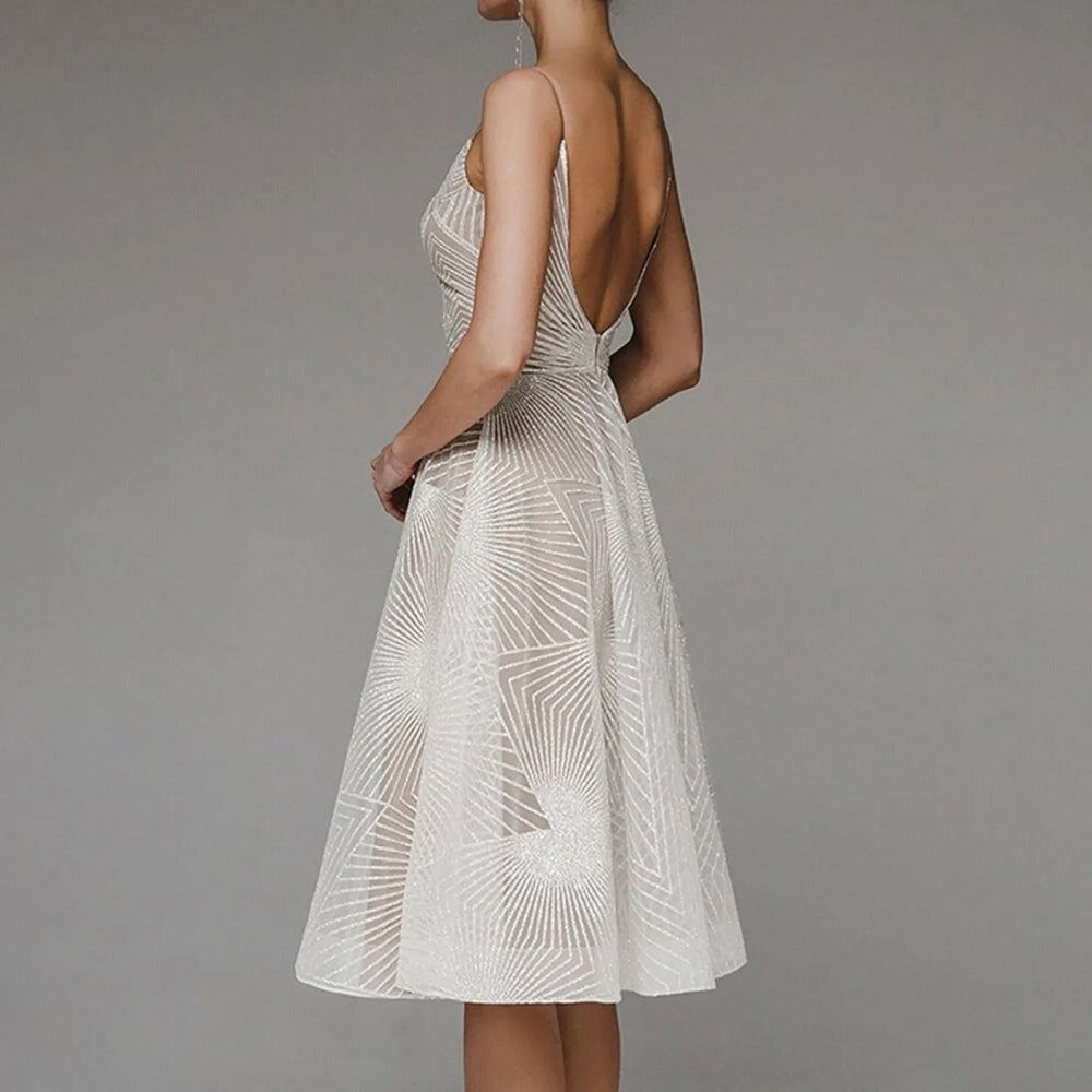 CM | Elegante vestido midi estampado