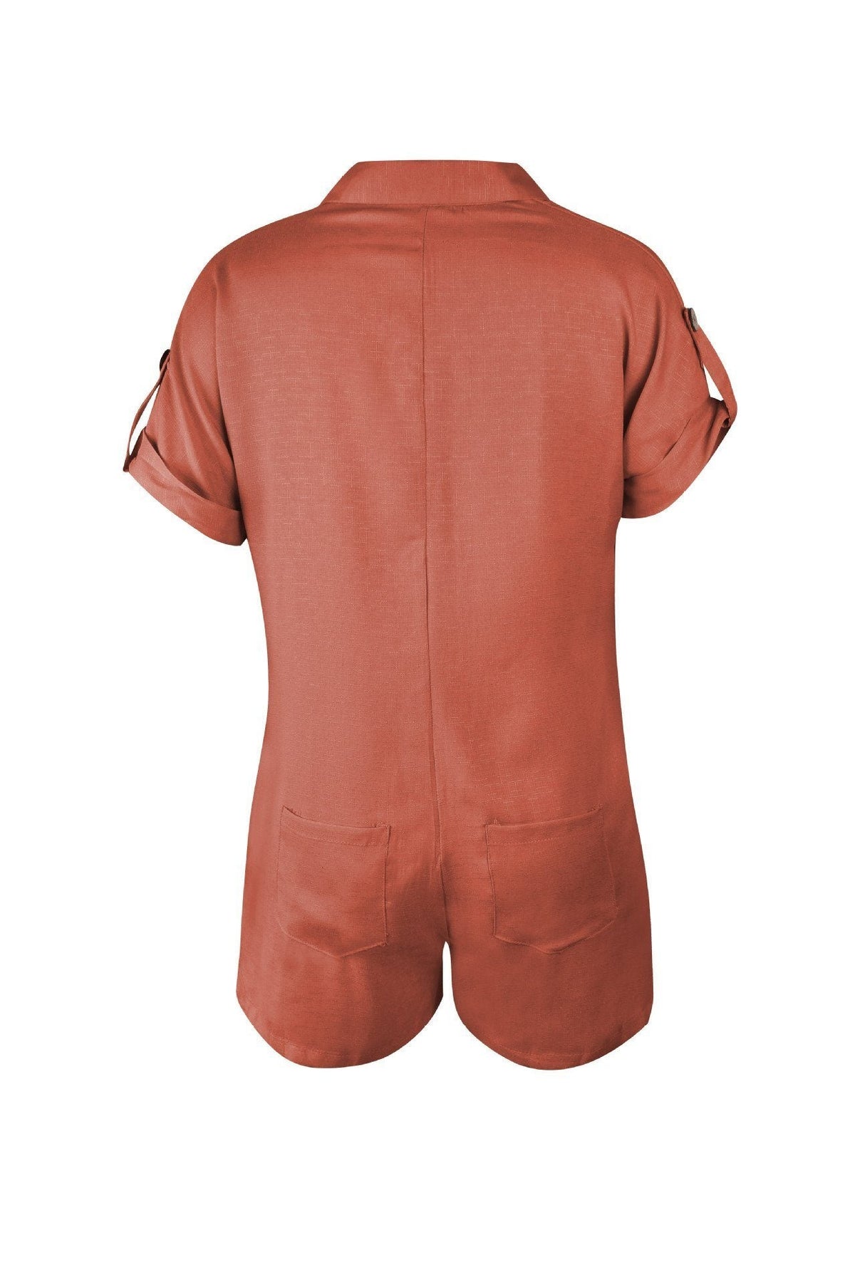 CM | Camisa monocolor con mangas recortadas Streetwear