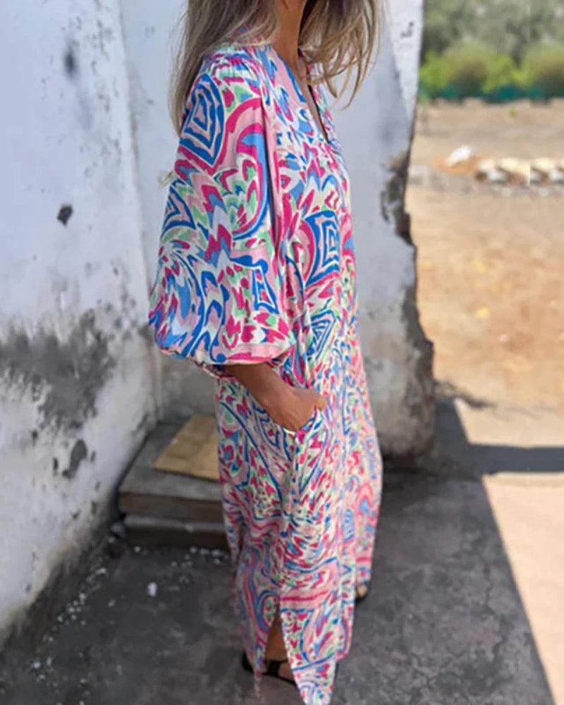 CM | Bohème maxi vestido