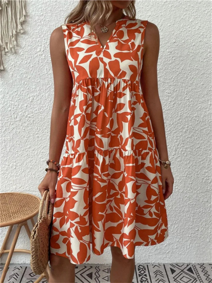 CM | vestido midi floral para mujer