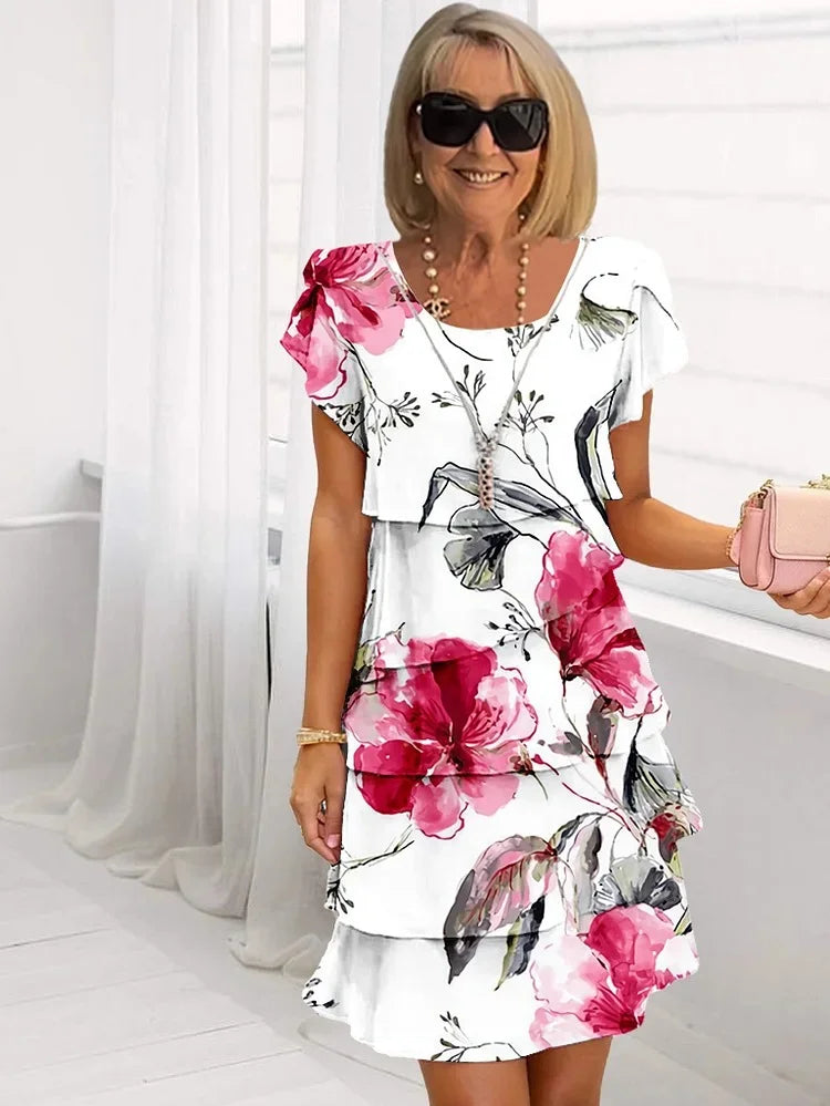 CM | Emily™ - Elegante maxi vestido con flores