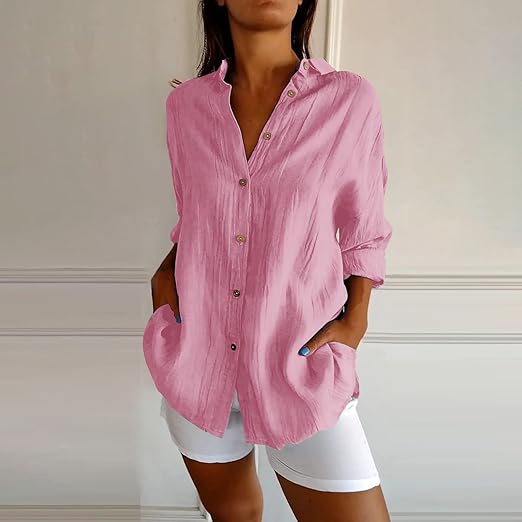 CM | Auberis - Blusa de algodón de alta calidad