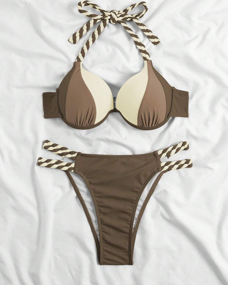 CM | Bikini bicolor moderno y elegante