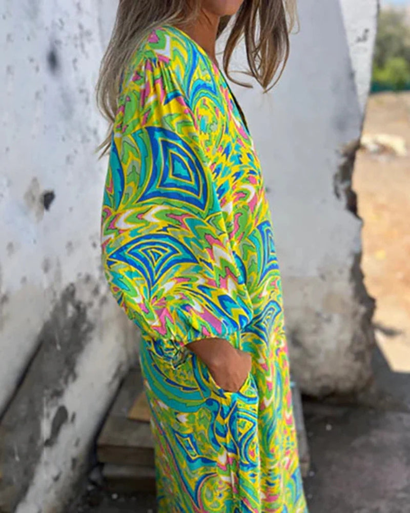 CM | Bohème maxi vestido