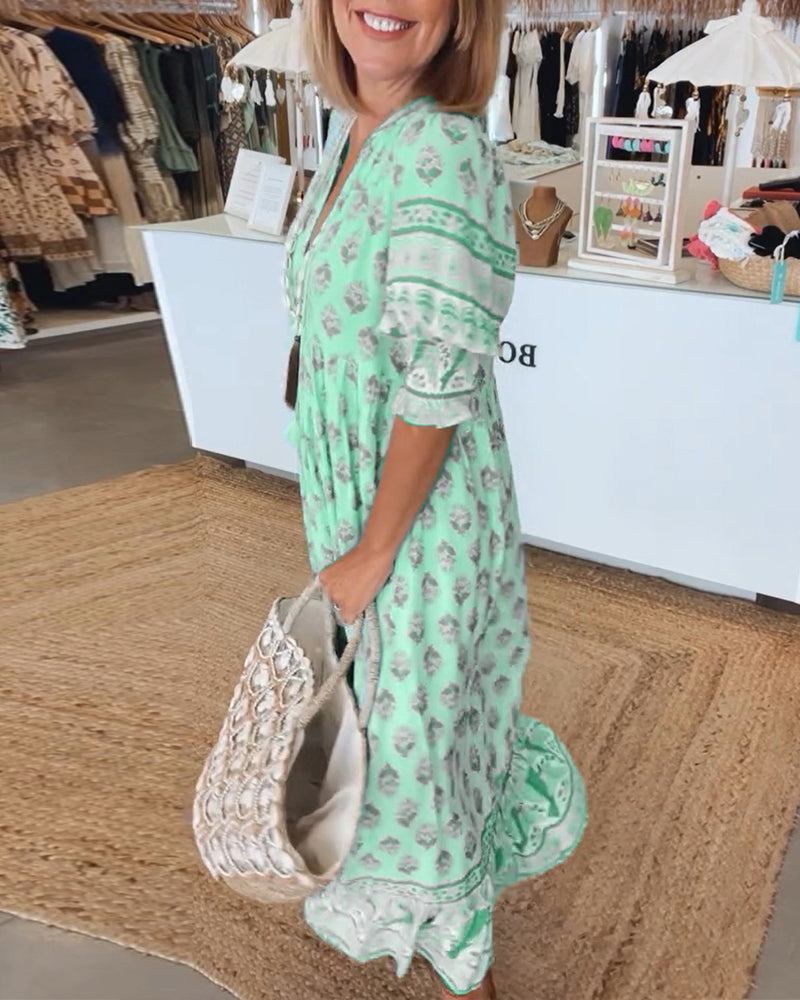 CM | Vestido maxi boho-chic