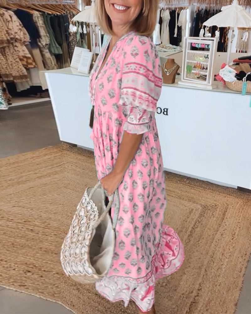 CM | Vestido maxi boho-chic