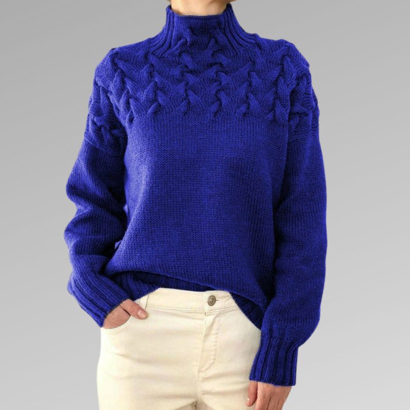 CM | Anya™ Elegante y cálido jersey de cuello alto