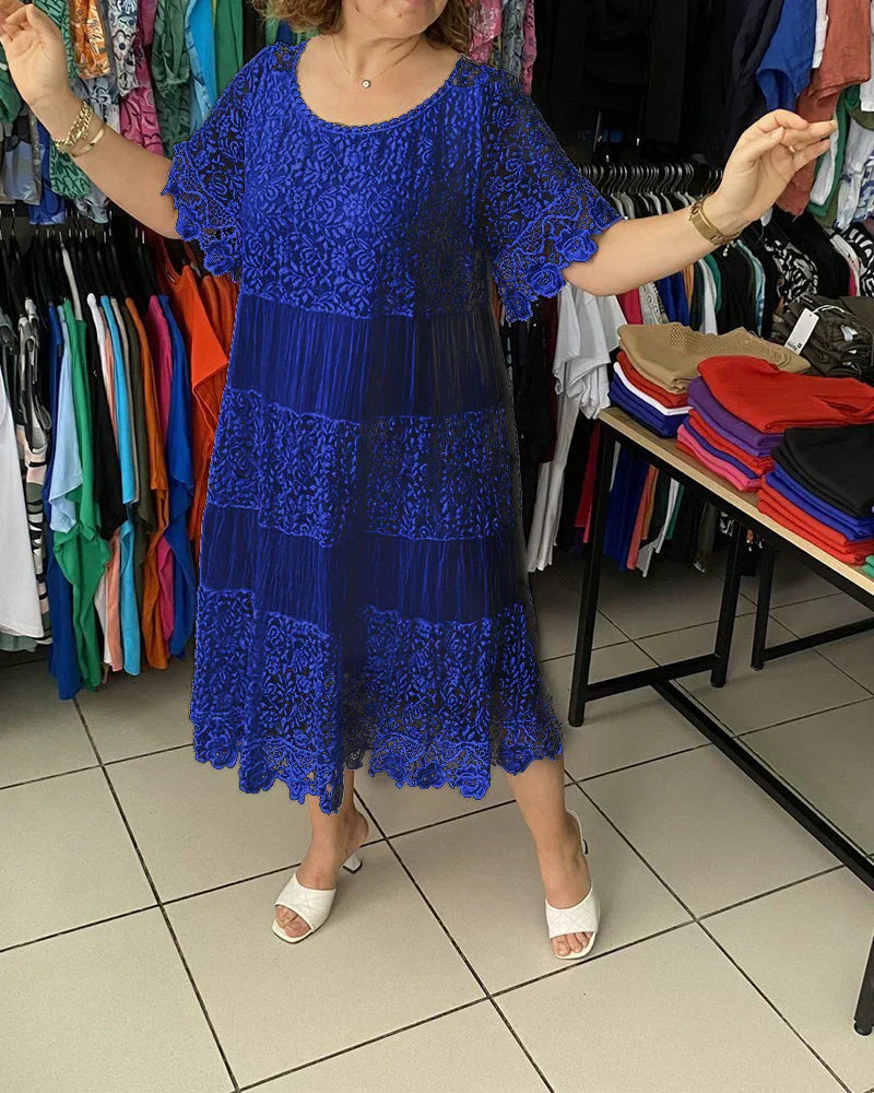 CM | Vestido midi de encaje atemporal