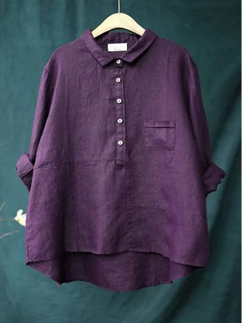 CM | Blusa clásica de algodón de primera calidad