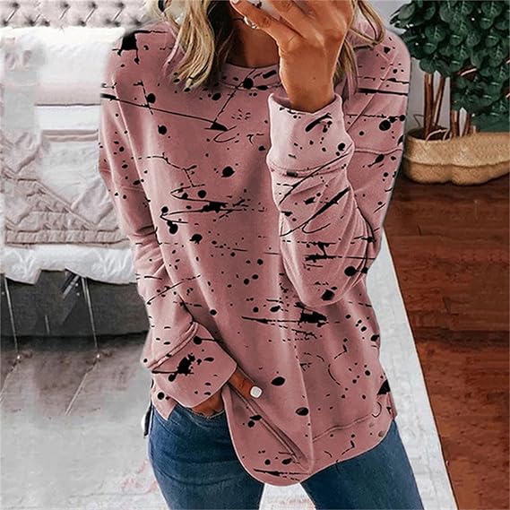 CM | Blusa casual de moda con estampado batik
