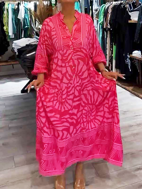 CM | Vestido midi sin esfuerzo con escote en V