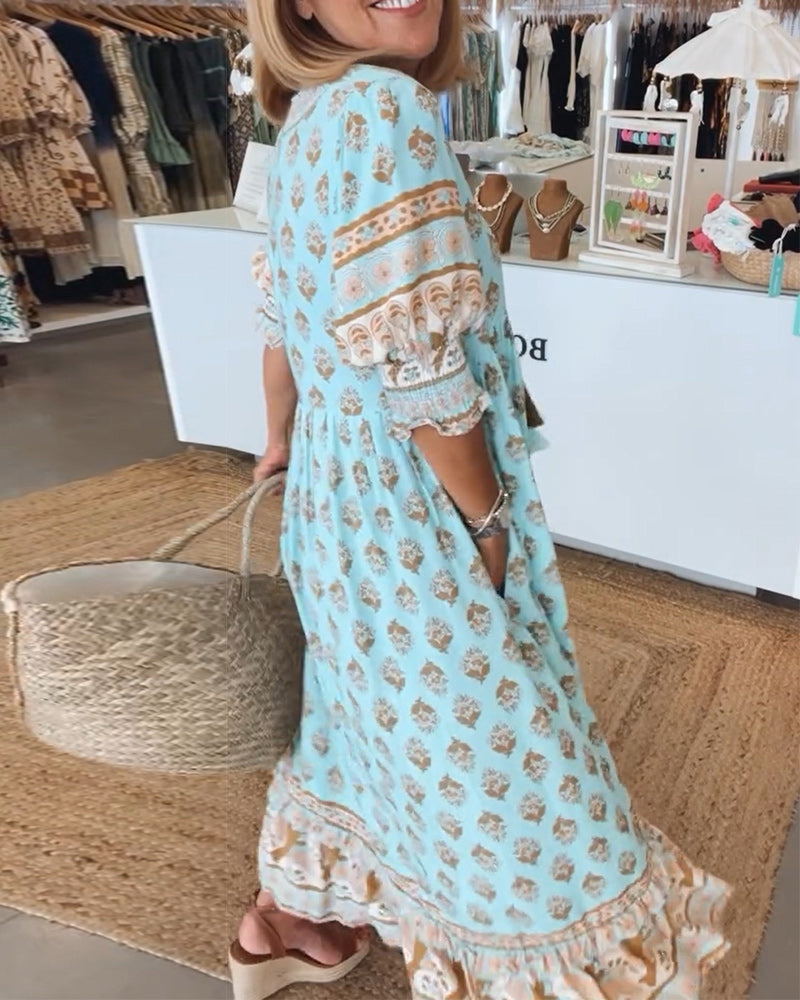CM | Vestido maxi boho-chic
