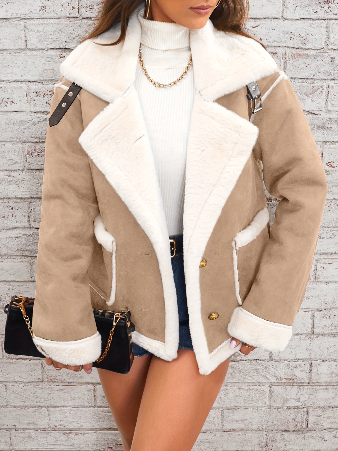 CM | cálida chaqueta de invierno con cremallera