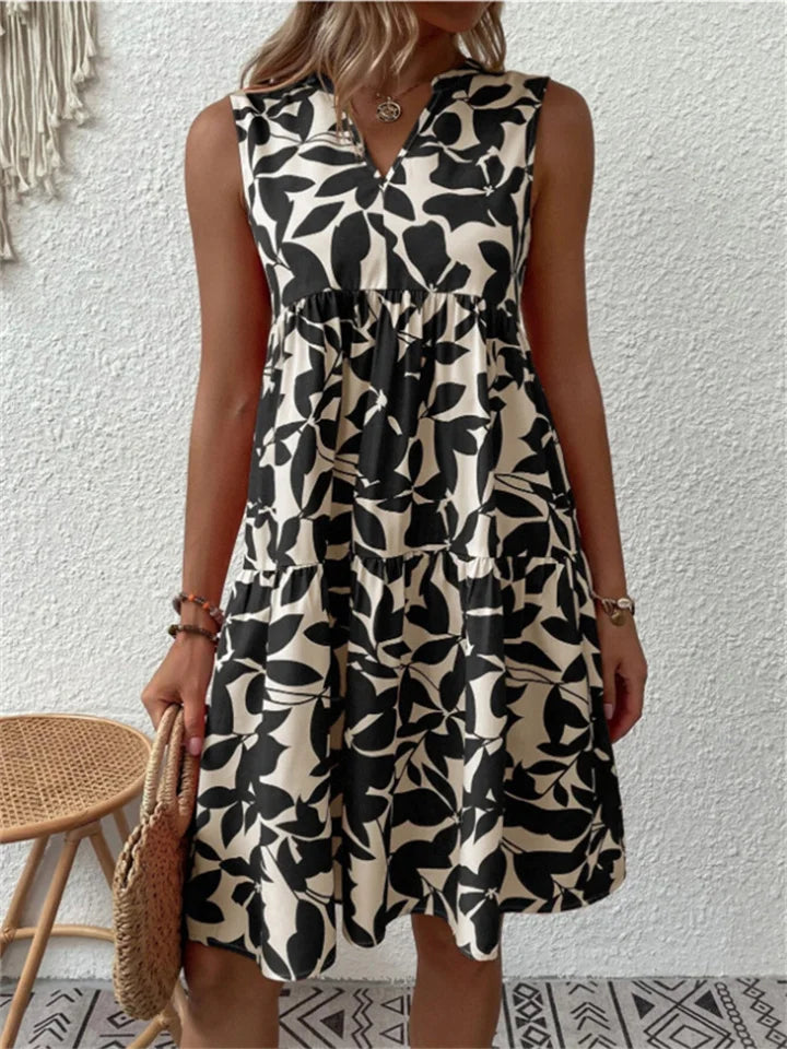 CM | vestido midi floral para mujer