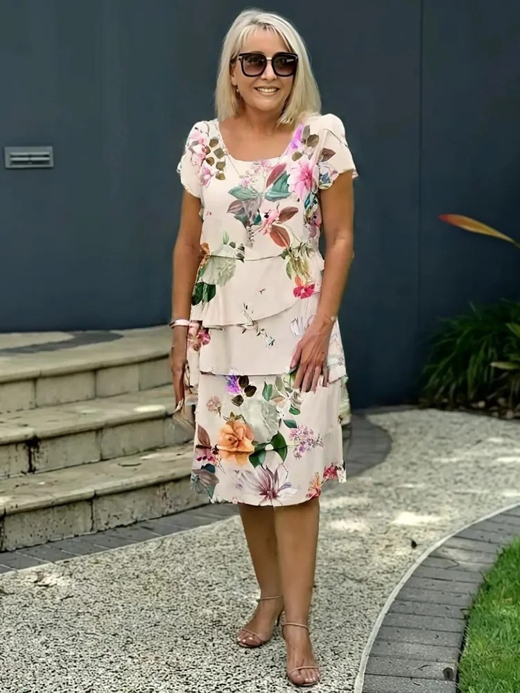 CM | Emily™ - Elegante maxi vestido con flores